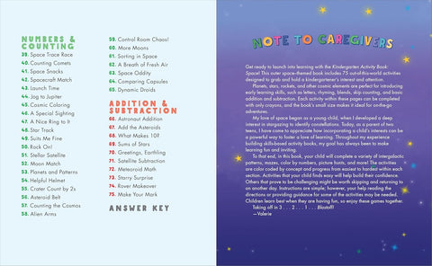 Kindergarten Activity Book: Space