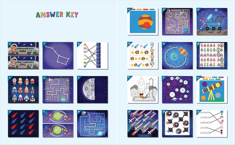 Kindergarten Activity Book: Space