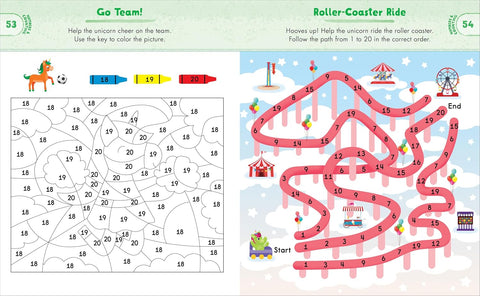 Kindergarten Activity Book Unicorns