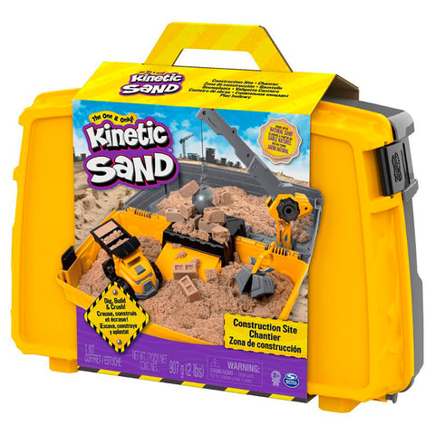 Kinetic Sand Construction Site Folding Sandbox Playset 907g