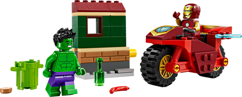 LEGO Marvels Iron Man with Bike and The Hulk, 76287