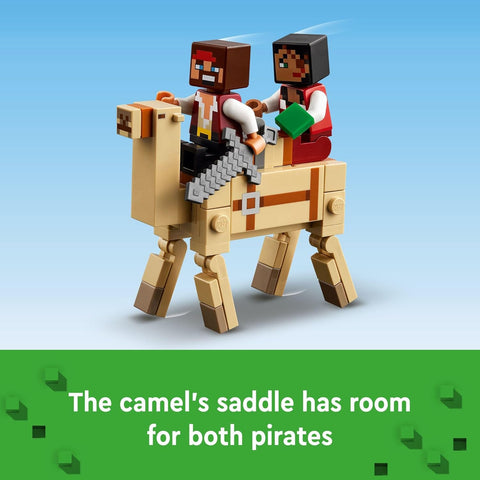 LEGO Minecraft Pirate Ship Toy Building Playset 166pcs