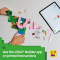 LEGO Minecraft The Baby Pig House Toy Figures and Playset - Building Minecraft Toy for Kids