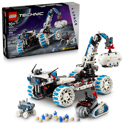 LEGO Technic Lunar Outpost Moon Rover Space Vehicle, 42211