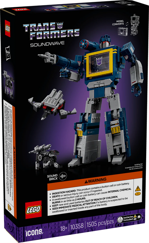 LEGO Transformers Soundwave, 10358