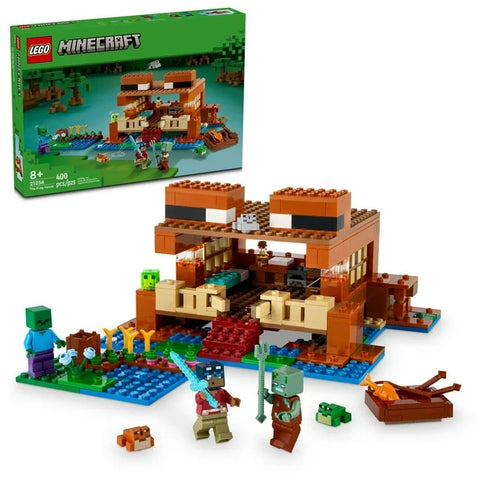 LEGO Minecraft Frog House Mob Figures Building Toy 400pcs