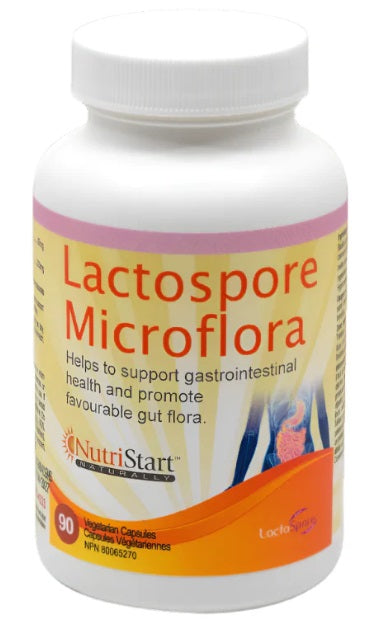 NutriStart Lactospore MicroFlora 90 Vegetarian Capsules