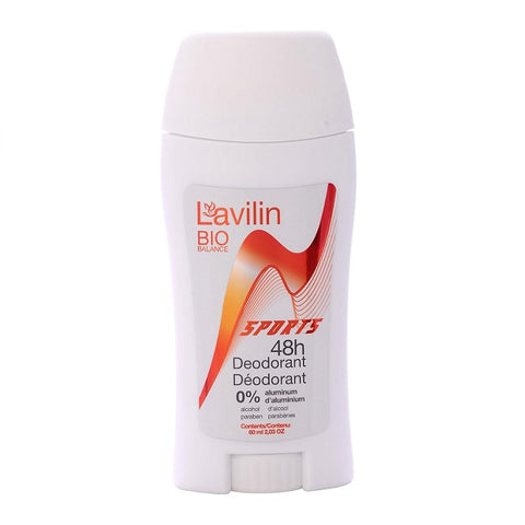 Lavilin Bio Balance Sports 48H Deodorant 60mL - YesWellness.com