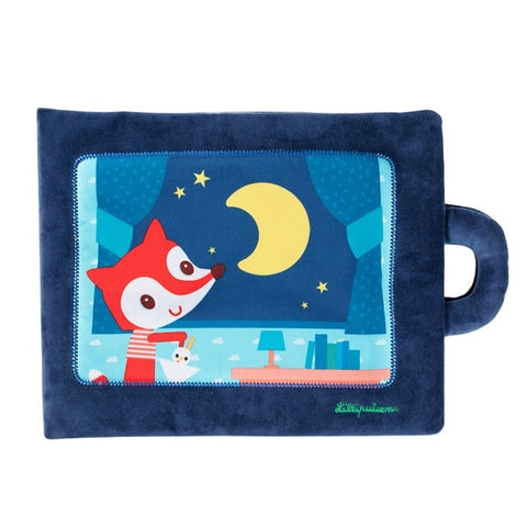 Lilliputiens Soft Activity Book Night Time Fox - YesWellness.com