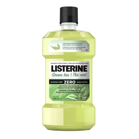 Expires January 2026 Clearance Listerine Green Tea Zero Antiseptic Mouthwash 1L