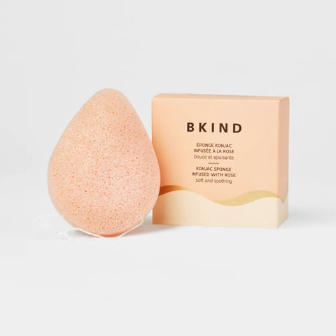 BKIND Konjac Facial Sponge Rose Flower