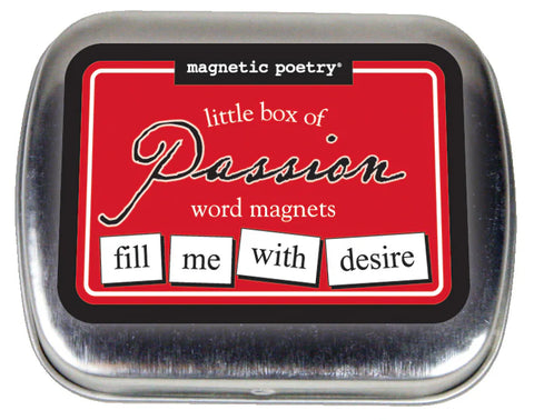 Little Box of Passion Word Magnets