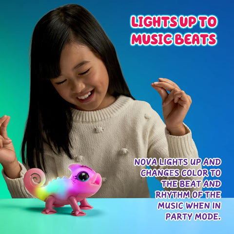 Moose Toys Little Live Pets Chameleon Bright Light