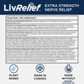 LivRelief Extra Strength Nerve Pain Relief Cream Drug Facts