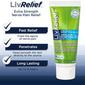 LivRelief Extra Strength Nerve Pain Relief Cream 50g Features