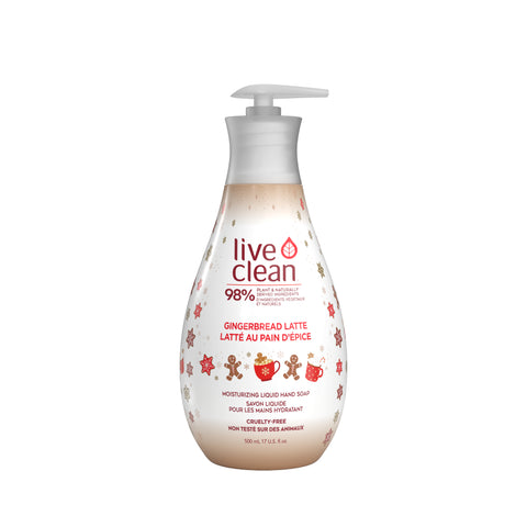 Live Clean Gingerbread Latte Holiday Liquid Hand Soap
