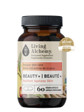 Living Alchemy BEAUTY+ Radiant Ageless Skin 60 Capsules Bottle Front Label