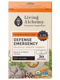 Living Alchemy DEFENSE EMERGENCY Advanced Immune Support 30 Capsules Box Front Label