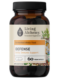 Living Alchemy DEFENSE Immune Support 60 Capsules Bottle Front Label