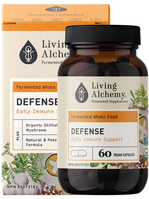 Living Alchemy DEFENSE Immune Support 60 Capsules Bottle With Box