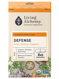Living Alchemy DEFENSE Immune Support 60 Capsules Box Front Label