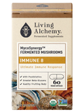 Living Alchemy Immune 8 Ultimate Immune Response 60 Capsules Front Box Label