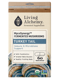 Living Alchemy TURKEY TAIL: Immune & Microbiome Support 60 Capsules Front Box