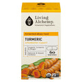 Living Alchemy TURMERIC ALIVE Inflammation Support 60 Capsules Box Front Label