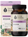 Living Alchemy WISDOM Cognitive Support 60 Capsules Bottle With Box
