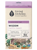 Living Alchemy WISDOM Cognitive Support 60 Capsules Box Front Label
