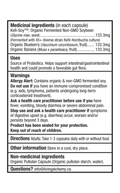 Living Alchemy Your Flora® Probiotic FAMILY General Support Product Facts
