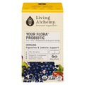 Living AlchemyYour Flora® Probiotic IMMUNE Digestive & Immune Support 60 Capsules Box Front Label