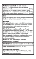 Living Alchemy Your Flora® Probiotic MAN Digestive Prostate & UT Balance Product Facts