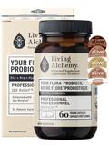 Living Alchemy Your Flora® Probiotic PROFESSIONAL IBD Relief™ 60 Capsules Bottle with Box