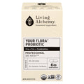 Living Alchemy Your Flora® Probiotic PROFESSIONAL IBD Relief™ 60 Capsules Box Front Label
