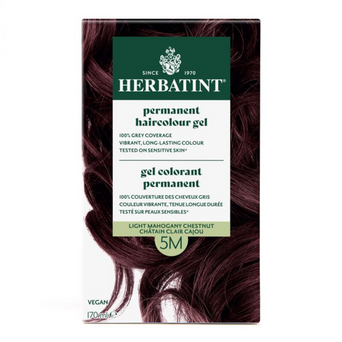 Herbatint Permanent Hair Colour Gel 5M Light Mahogany Chestnut 135mL
