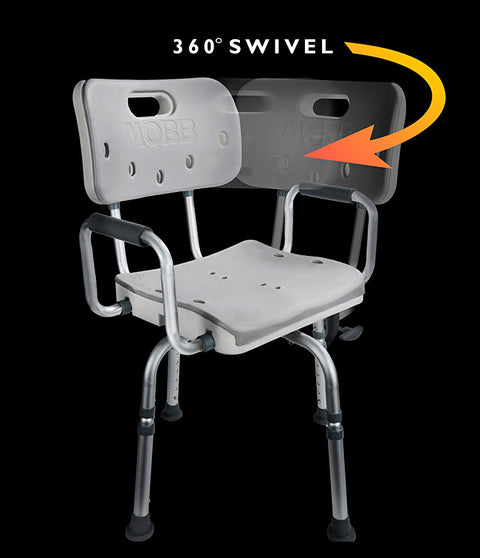 Mobb Swivel SHower Chair 3.0 - YesWellness.com