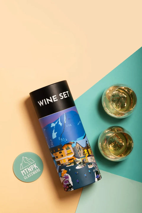 MTNPK Glassware Wine Set - Whistler Blackcomb
