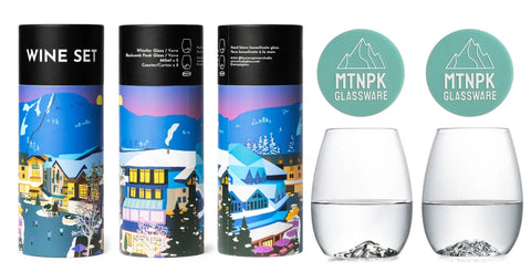 MTNPK Glassware Wine Set - Whistler Blackcomb