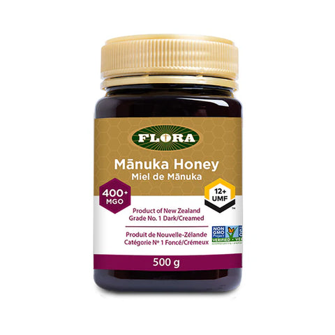 Expires August 2024 Clearance Flora Health Manuka Honey MGO 400+/12+ UMF 500g