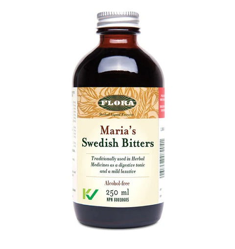 Expires August 2024 Clearance Flora Health Mariaï's Swedish Bitters Alcohol-Free - 250 mL