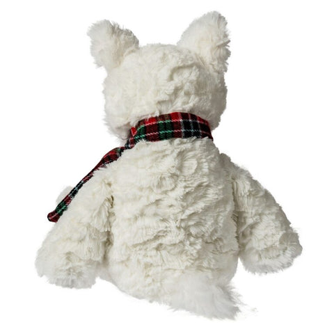 Mary Meyer Marshmallow Zoo Tartan Terrier Scottie Dog with Scarf