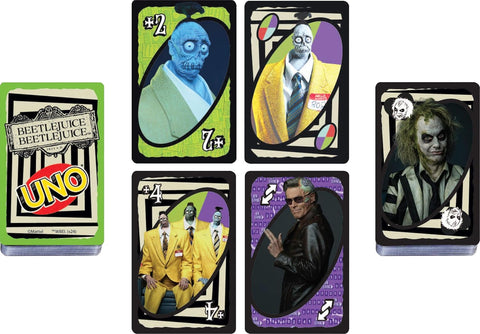 Mattel Games Beetlejuice Beetlejuice Uno Card