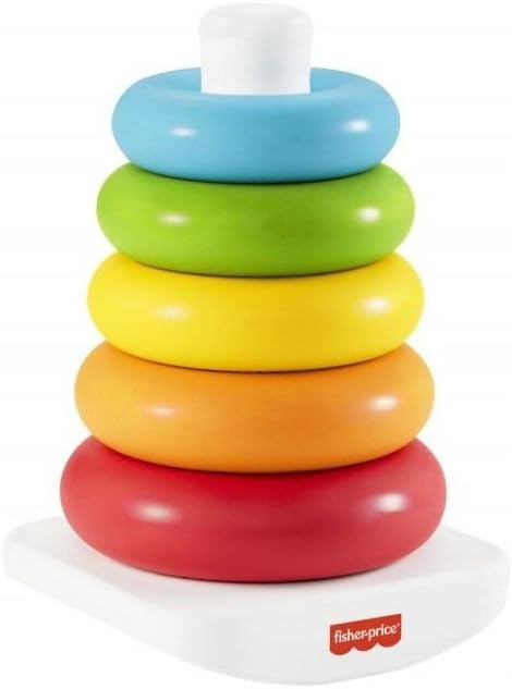 Mattel Fisher Price Eco Rock-a-Stack Baby Stacking Toy Ages 6+ Months