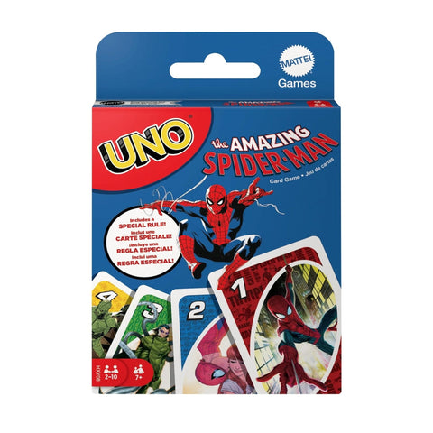  Mattel Games Uno The Amazing Spider-Man Card Game