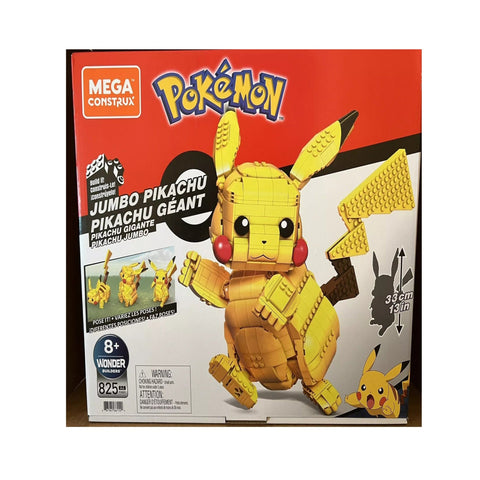 Mattel Mega Construx Pokémon Jumbo Pikachu 13inches Building Blocks