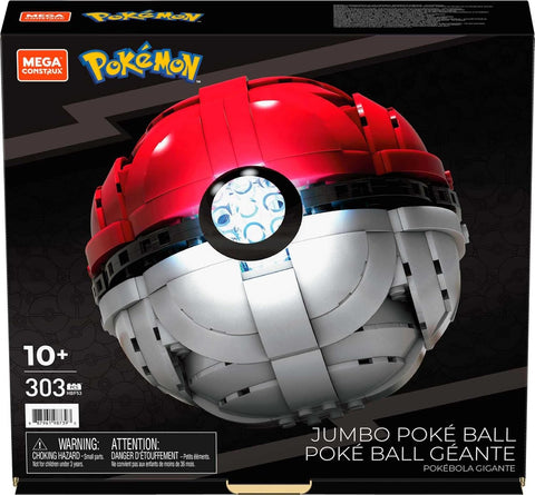 Mattel Mega Contrux  Pokémon Jumbo Poke Ball Building 