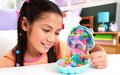 Mattel Polly Pocket Glitter Island Compact Mermaid Doll & Ocean-Themed Accessories
