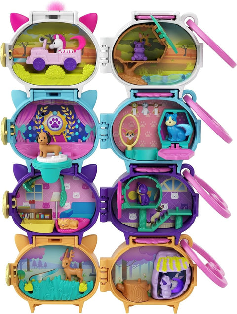 Mattel Polly Pocket Pet Connects Mini World of Pets Assorted