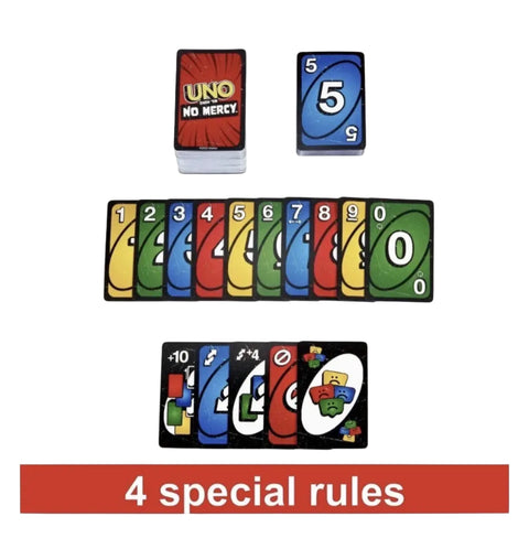  Mattel Show More Uno Game Card